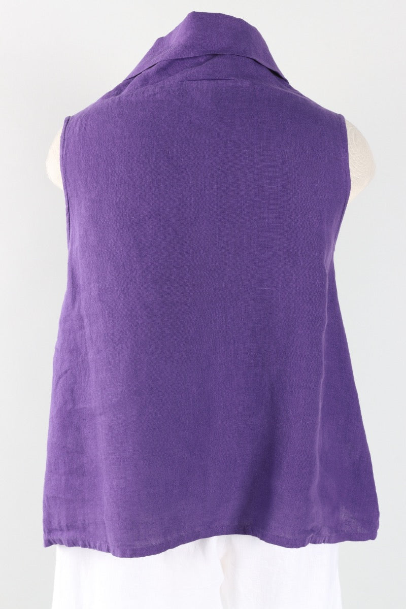 Etta Tank - Verbena Light Linen