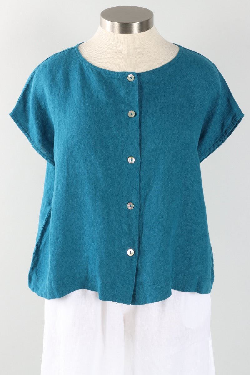 Bessie Shirt - Demoiselle Light Linen