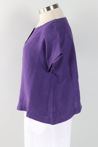 Bessie Shirt - Verbena Light Linen