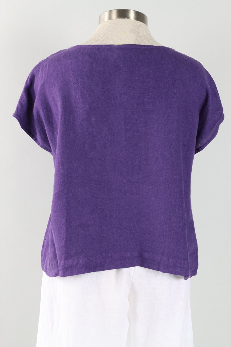 Bessie Shirt - Verbena Light Linen