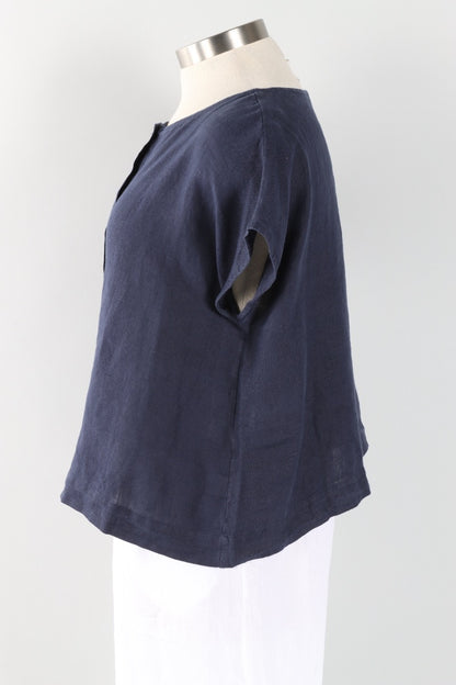 Bessie Shirt - Stargaze Light Linen