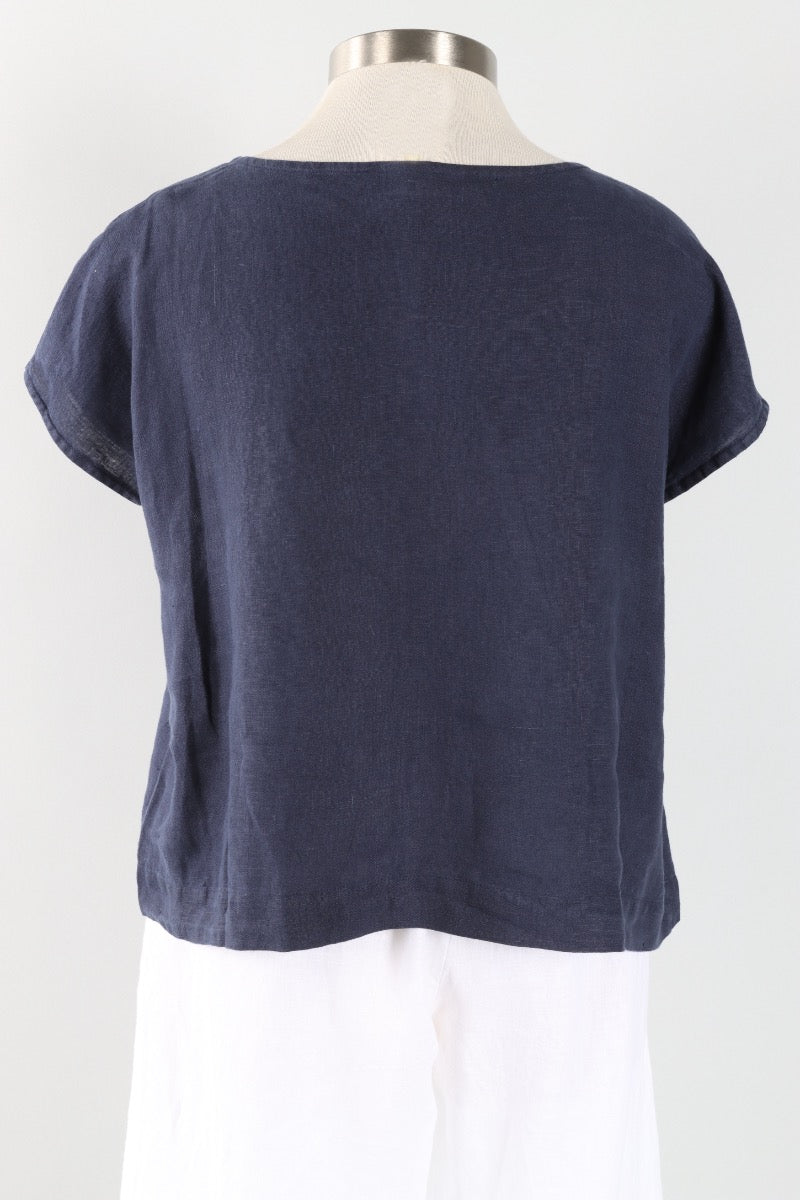 Bessie Shirt - Stargaze Light Linen