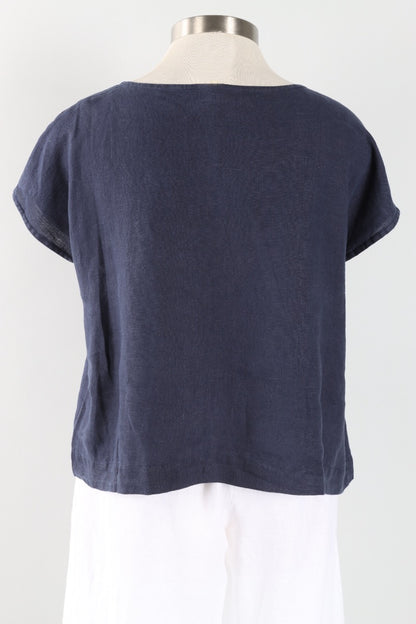 Bessie Shirt - Stargaze Light Linen