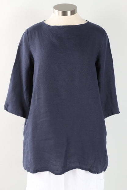 Twyla Top - Stargaze Light Linen