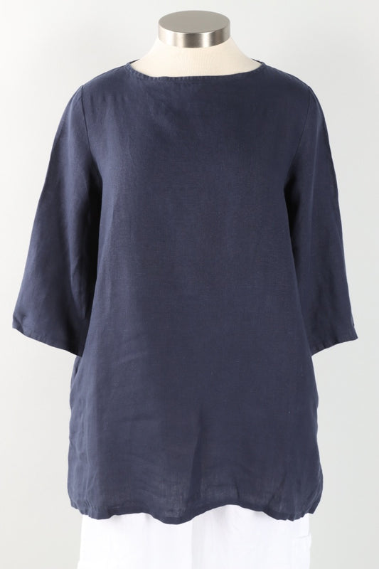 Twyla Top - Stargaze Light Linen