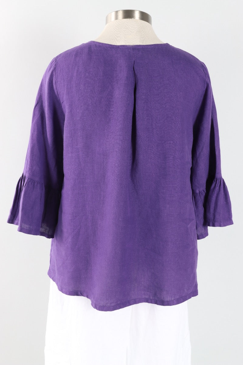 Fran Shirt - Verbena Light Linen