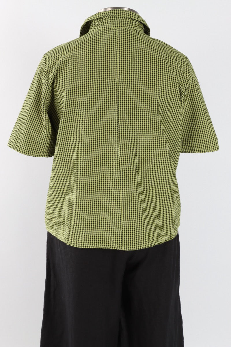 Chance Shirt - Lacewing Check Seersucker