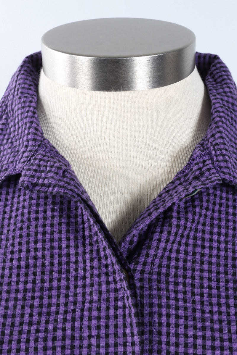Chance Shirt - Verbena Check Seersucker