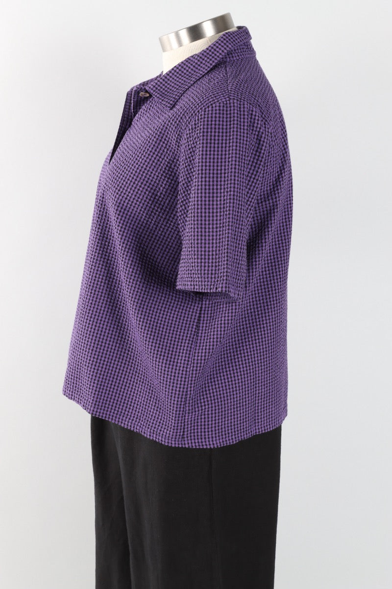 Chance Shirt - Verbena Check Seersucker