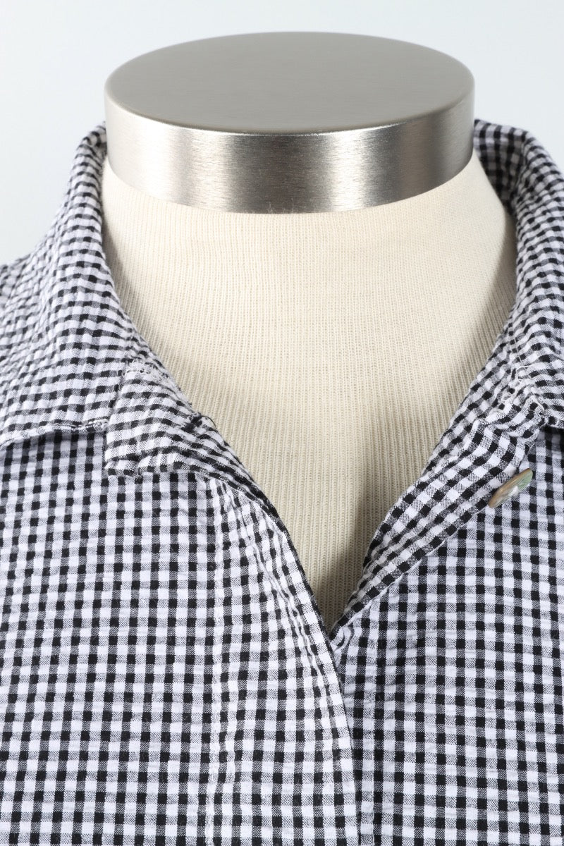 Chance Shirt - Cream Check Seersucker