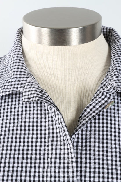 Chance Shirt - Cream Check Seersucker