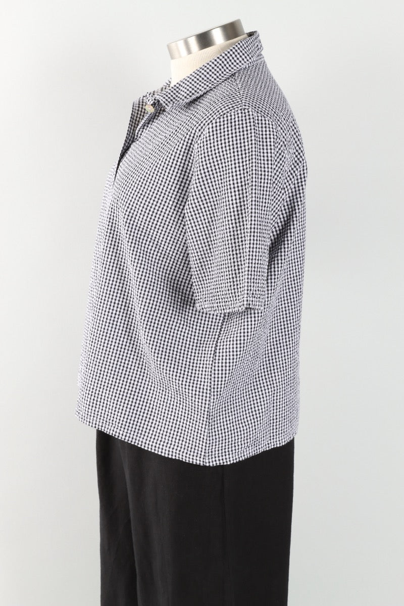 Chance Shirt - Cream Check Seersucker