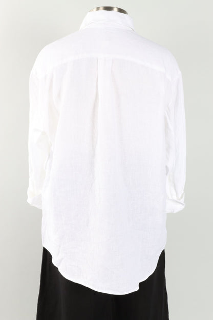 Boyce Shirt - White Light Linen