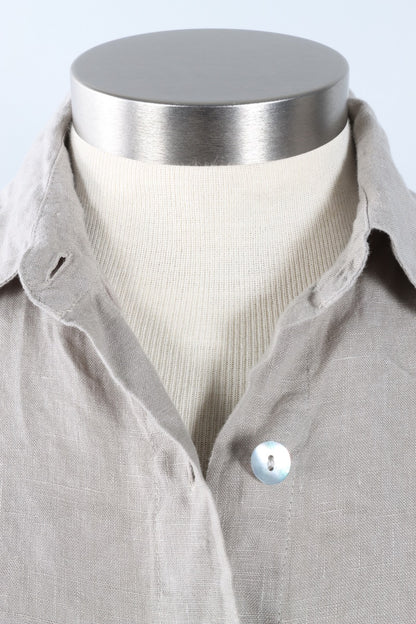 Boyce Shirt - Nebbia Light Linen