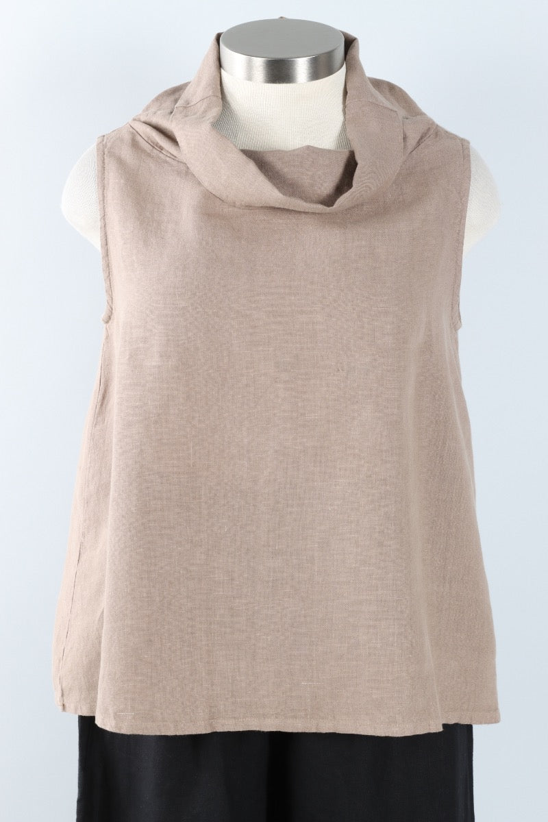 Etta Tank - Owl Light Linen