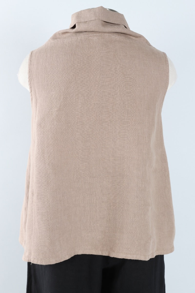 Etta Tank - Owl Light Linen