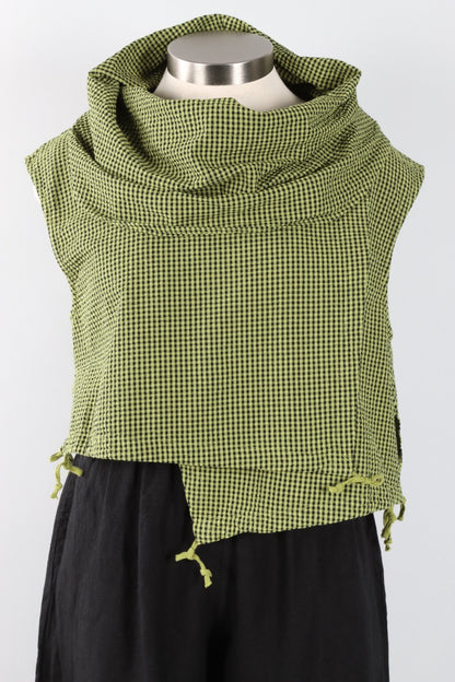 Pennie Vest - Lacewing Check Seersucker