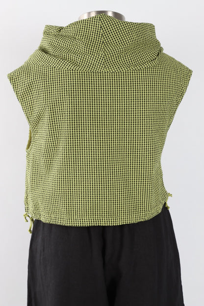 Pennie Vest - Lacewing Check Seersucker