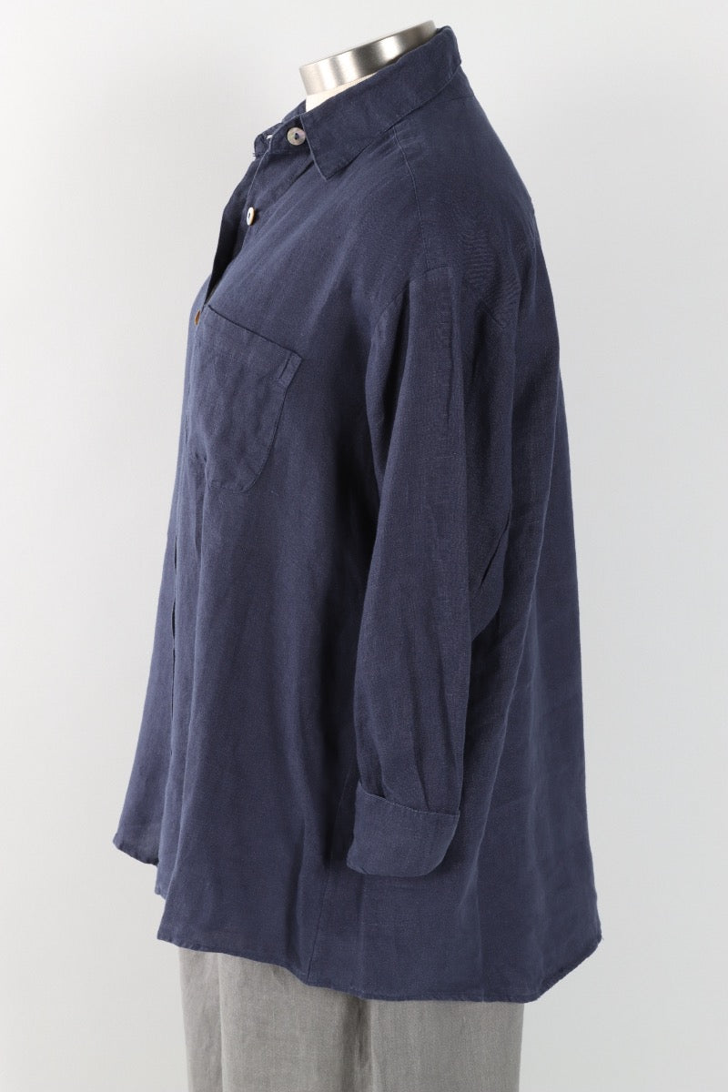 Boyce Shirt - Stargaze Light Linen