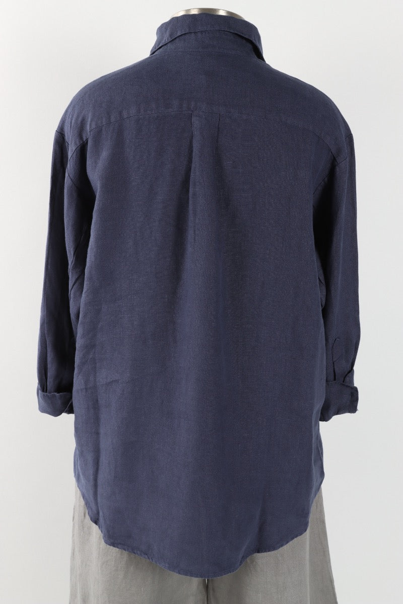 Boyce Shirt - Stargaze Light Linen