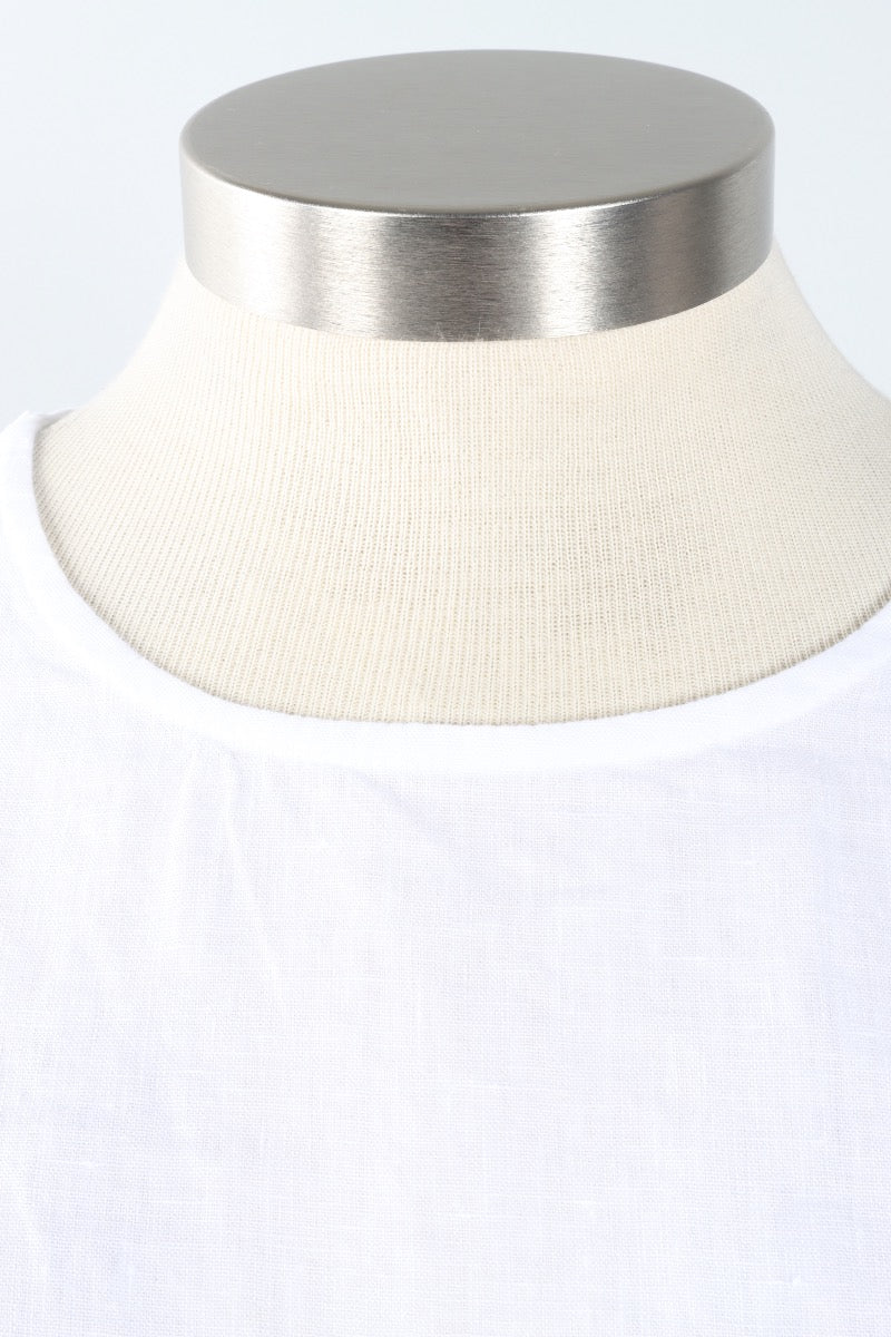 Fran Shirt - White Light Linen