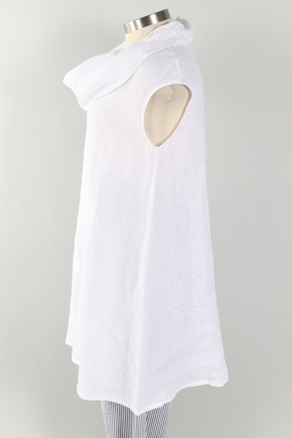 Nolan Tunic - White Light Linen