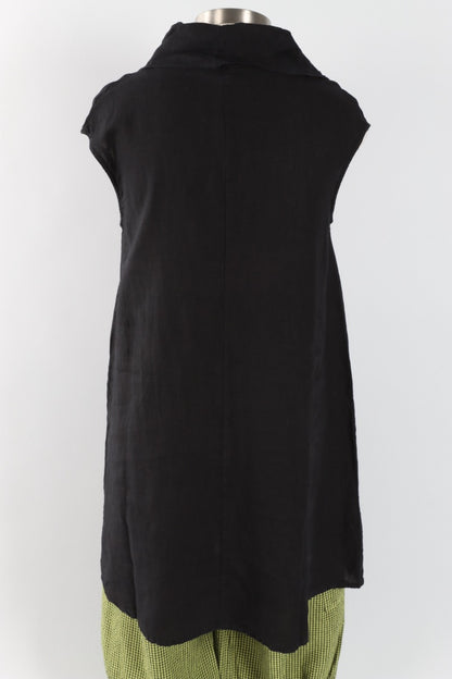 Nolan Tunic - Black Light Linen