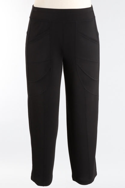 Border Stitch Pant - Black