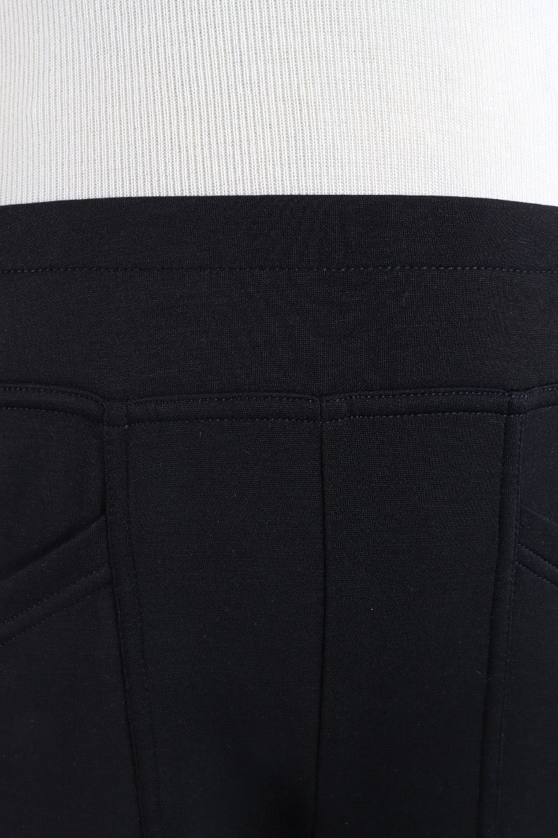 Border Stitch Pant - Black