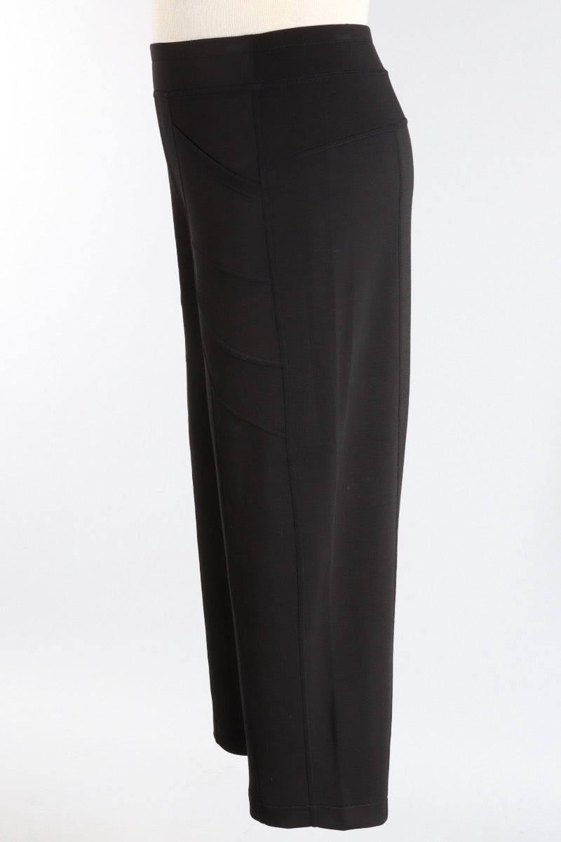 Border Stitch Pant - Black