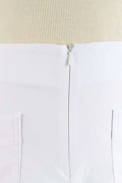 Hampton Crop Pant - White