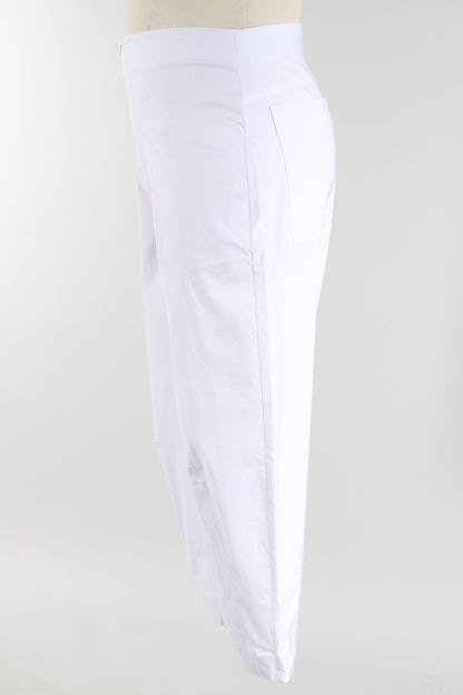 Hampton Crop Pant - White