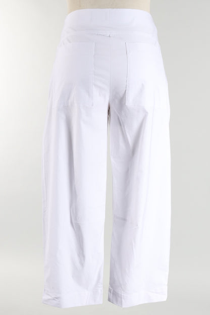 Hampton Crop Pant - White