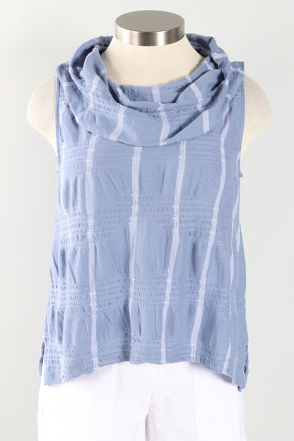 Sleeveless Cowl - Blue