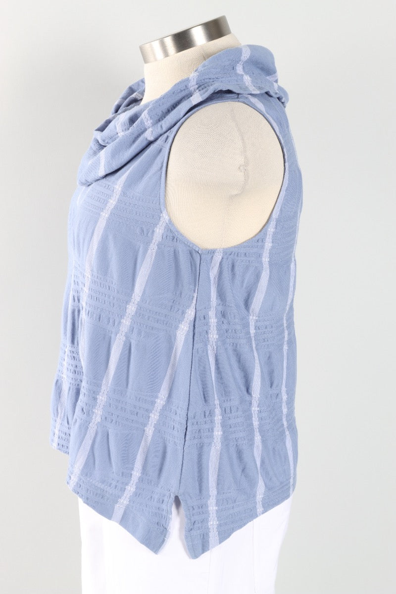 Sleeveless Cowl - Blue