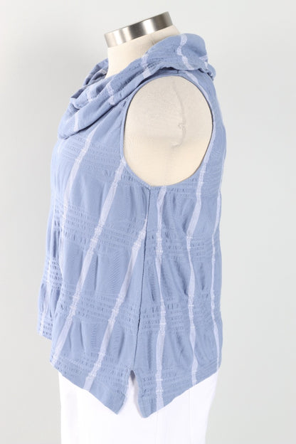 Sleeveless Cowl - Blue