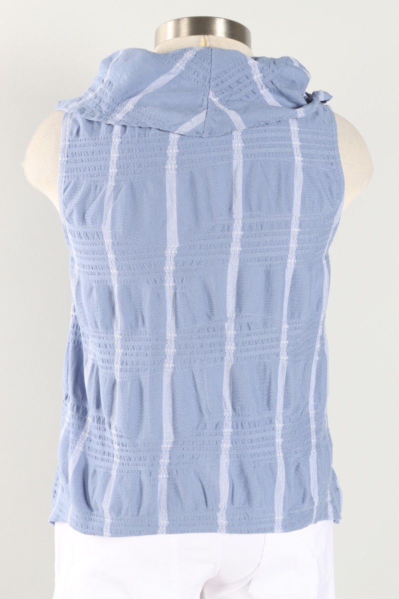 Sleeveless Cowl - Blue