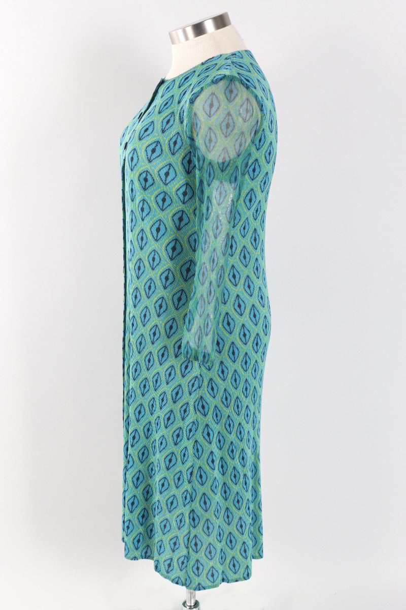 Parisian Dress/Duster - Peacock