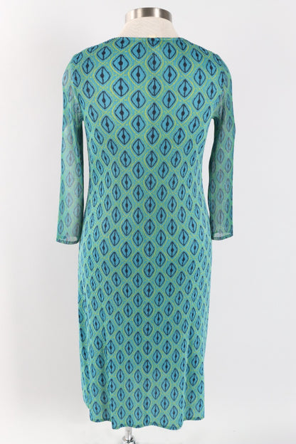Parisian Dress/Duster - Peacock