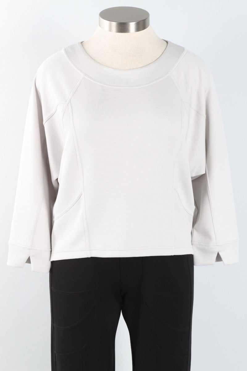 Border Stitch Pullover - Sand