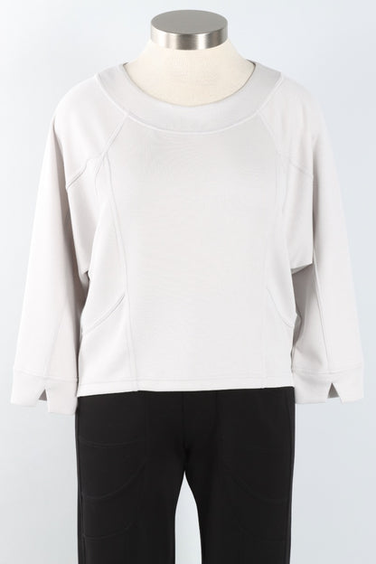 Border Stitch Pullover - Sand