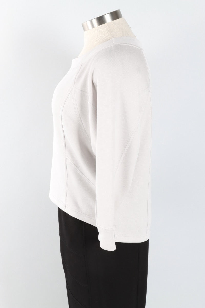 Border Stitch Pullover - Sand