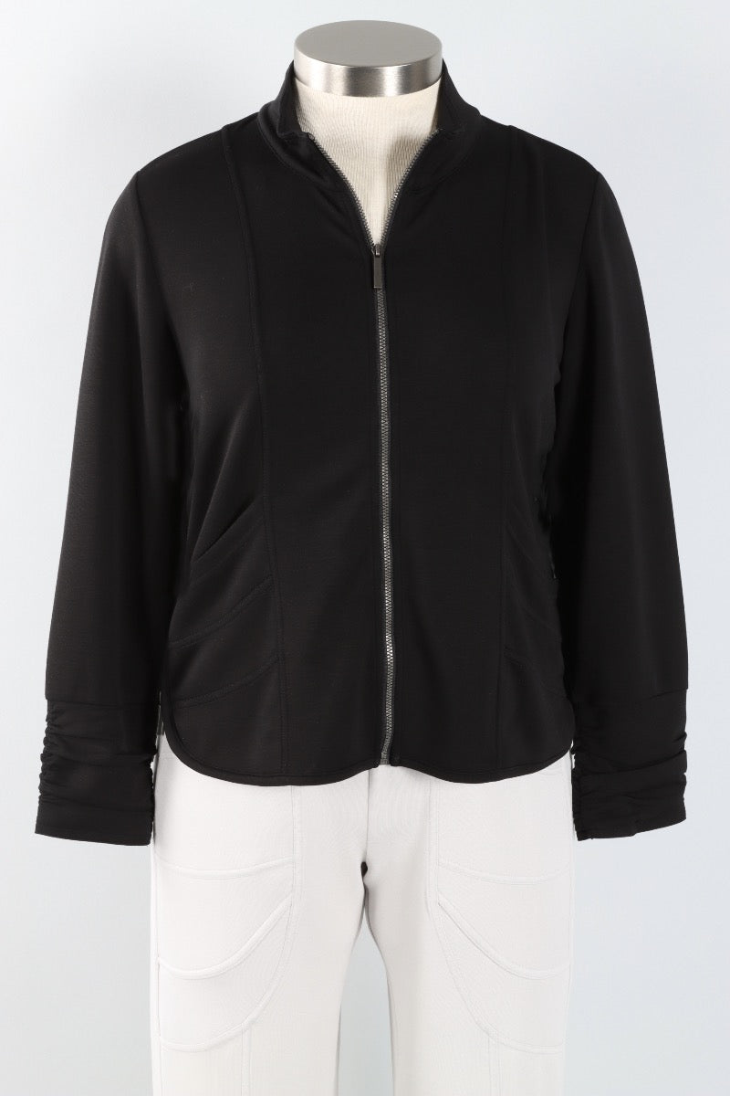Border Stitch Jacket - Black