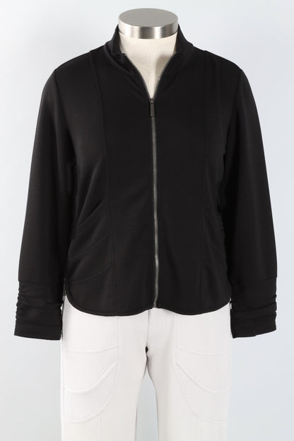 Border Stitch Jacket - Black