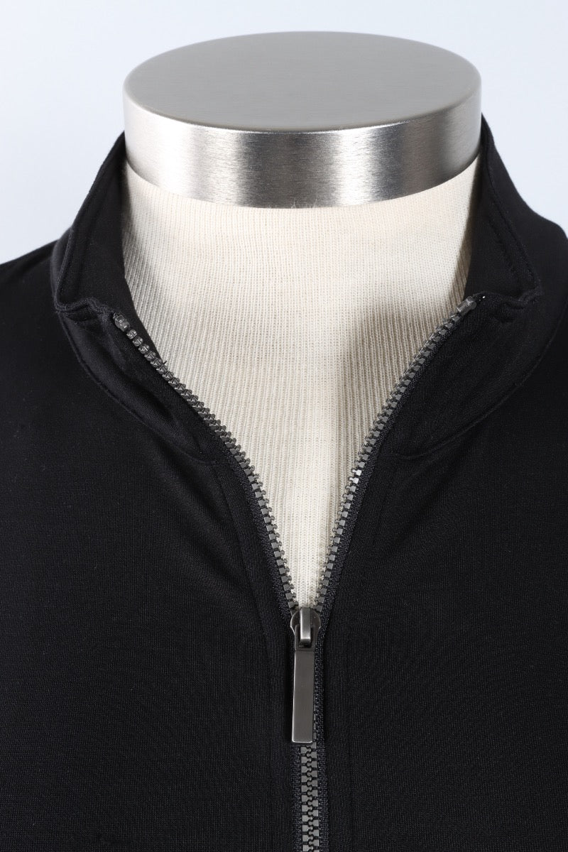Border Stitch Jacket - Black
