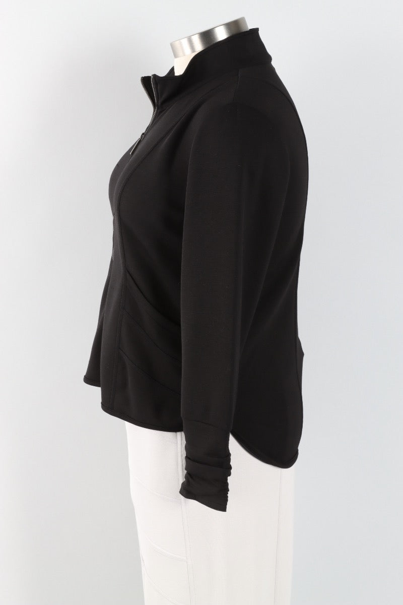 Border Stitch Jacket - Black