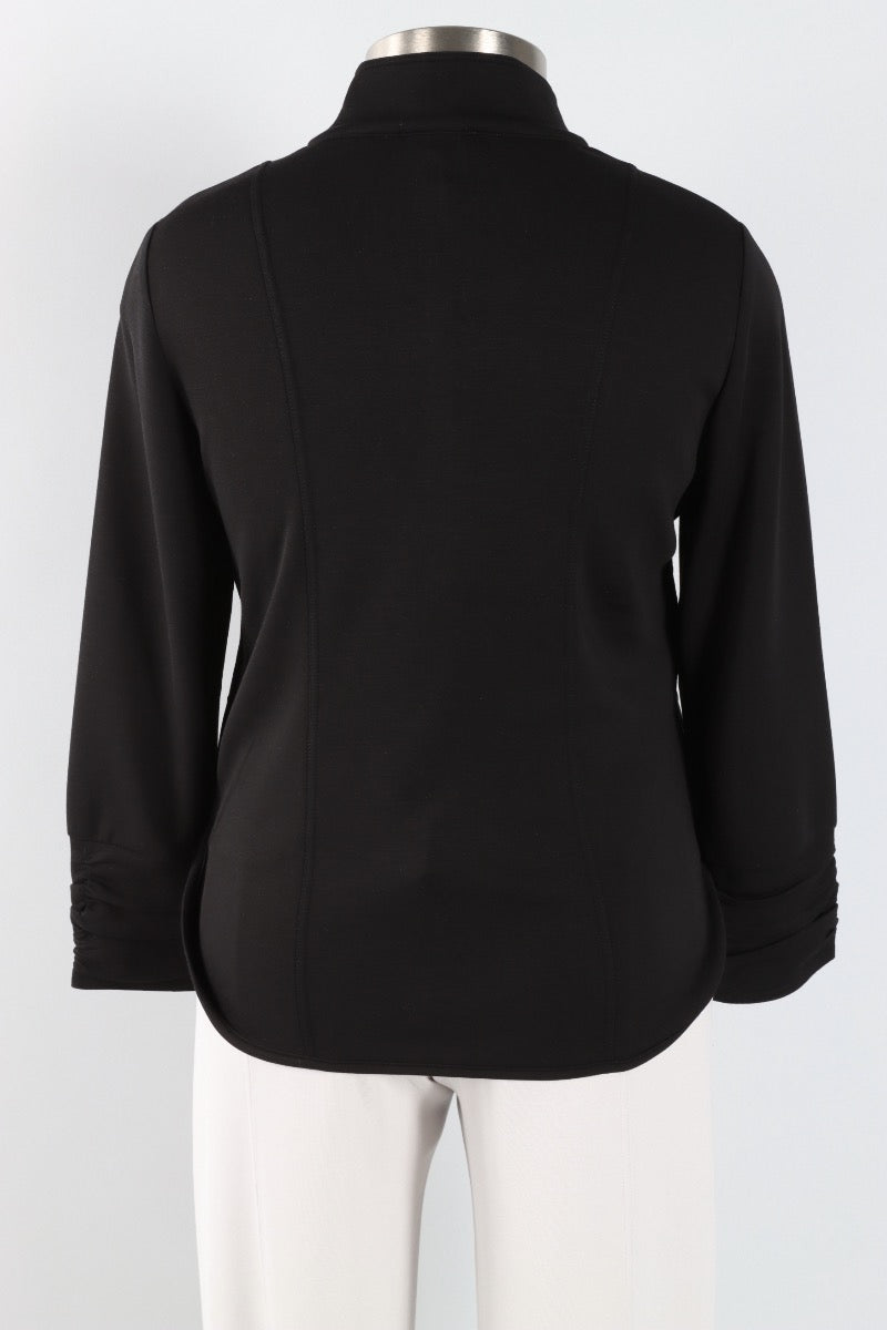 Border Stitch Jacket - Black