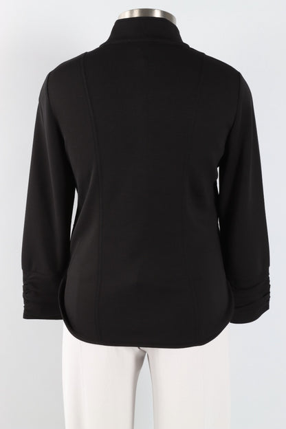Border Stitch Jacket - Black