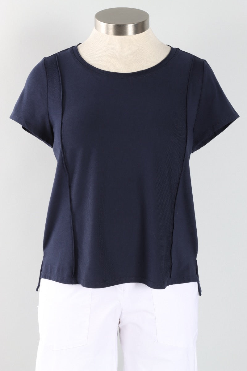 Cap Sleeve Tee - Navy