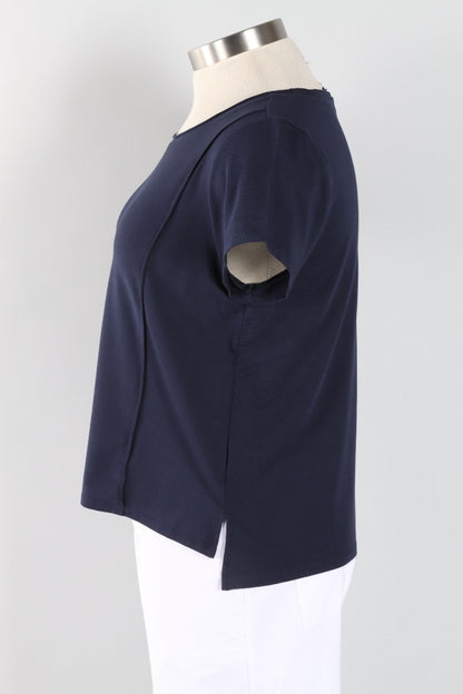 Cap Sleeve Tee - Navy
